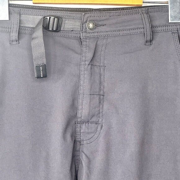 prAna Mens Shorts Breathe Cargo Chino Born from the Experience Gray Size 36 x 12 - Picture 3 of 14